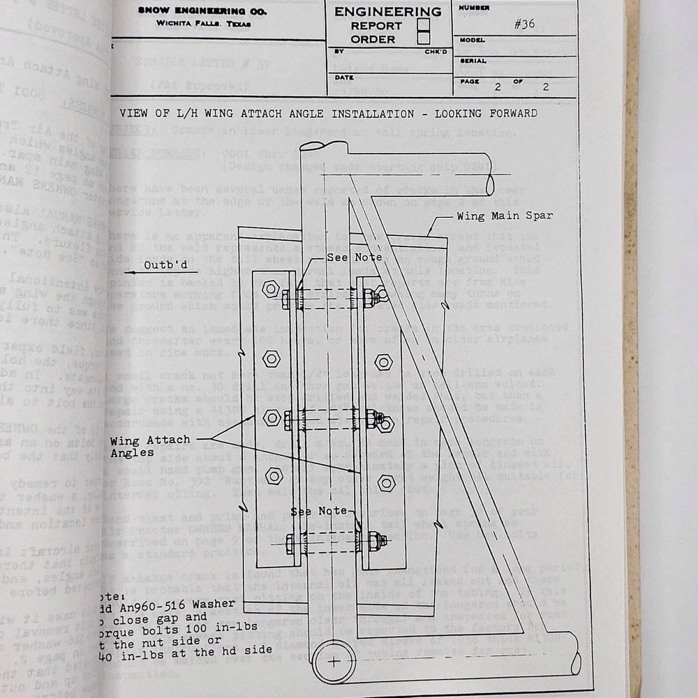 Air‎ Tractor Service Letters & Service Information Letters